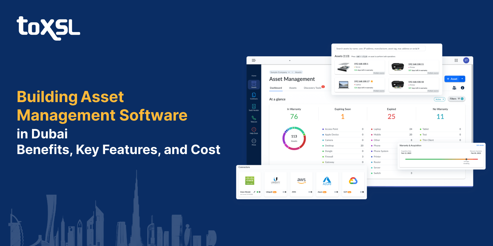 Building Asset Management Software in Dubai: Benefits, Key Features, and Cost